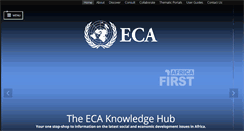 Desktop Screenshot of knowledge.uneca.org